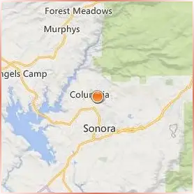 Columbia College Sonora Location Map Columbia College Sonora Location Map