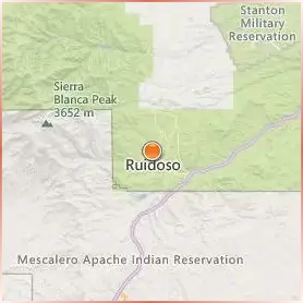 Eastern New Mexico University Ruidoso Branch Community College Location Map